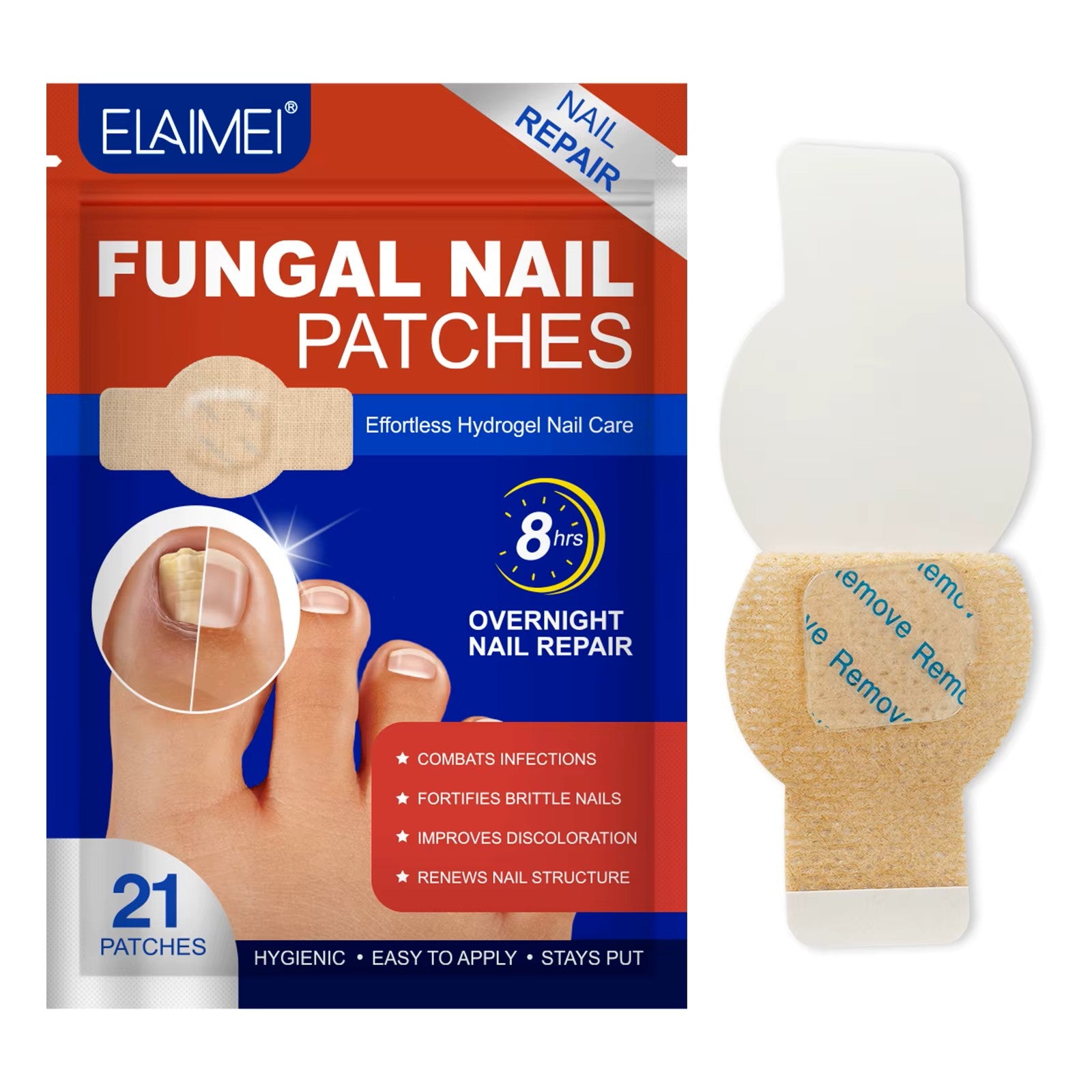 Plasturi pentru ciuperca unghiei